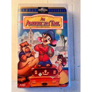 "An American Tail" Vintage VHS Tape Universal 1986 Classic Animated Movie